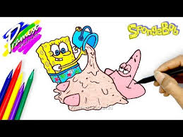 Warna tubuhnya adalah kuning, bajunya berwarna putih, dasi berwarna merah, celana berwarna cokelat dan sepatunya berwarna hitam. Detail Gambar Spongebob Patrick Cara Menggambar Dan Mewarnai Gambar Kartun