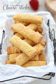4 Ingredients Cheese Sticks Recipe Ide Makanan Makanan Resep Makanan
