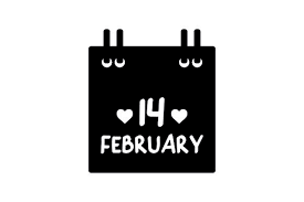 Download February 14th Calendar Icon Svg Cut File By Creative Fabrica Crafts Creative Fabrica PSD Mockup Templates
