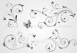 Jetzt einfach passende schablone aussuchen und. 14 Ranken Ideen Ornamente Vorlagen Verzierungen Blumenranken Tattoo