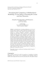 Worksheet 4.1 relations and functions. Pdf Developing The Competency Of Mathematical Modelling A Case Study Of Teaching The Cosine And Sine Theorems