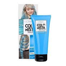 L Oreal Paris Colorista Washout Ocean Blue Neon Semi Permanent Hair Dye 80ml Colorista Semi Permanent Hair Color Hair Color For Black Hair