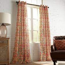 Persia Multicolor Grommet Curtain Grommet Curtains Curtain Designs No Sew Curtains