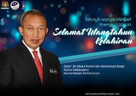 Kuala lumpur — ketua setiausaha kementerian pertahanan malaysia, ybhg. Mindef Malaysia On Twitter Seluruh Warga Mindef Mengucapkan Selamat Ulangtahun Kelahiran Kepada Ketua Setiausaha Kementerian Pertahanan Dato Sri Abdul Rahim Bin Mohamad Radzi Arahimradzi Https T Co Epjm9imvq1