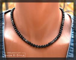 Black Bead Necklace Mens Black Nacre Necklace Black Mens Necklace Mens Choker Necklace Black Pearl Necklace Mens Beaded Necklace Men S Necklace Mens Beaded Necklaces Men Necklace