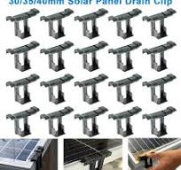 Solar Panel Drainage Clips Water Diversion Clip Solar Cleaning Clip  30/35/40mm Photovoltaic Panel Mud Removal For Solar Drainage - Solar System  ...