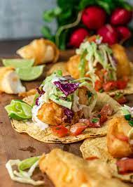Low boil for two with shrimp, clams, andouille, corn, broccoli, mushrooms, onions: Baja Style Battered Fish Tacos Video Kevin Is Cooking