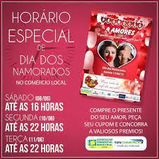 The date is june 12th since it's close to saint anthony's day on june 13. Dia Dos Namorados O Comercio De Olimpia Abre Em Horario Especial Noticias Guiaolimpia Com