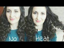 Islak Mendille Dalgali Saclar Isi Kullanmadan Dalgali Saclar No Heat Waves Curls Dalgali Sac Sac Sac Masasi