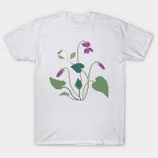 Common meadow violet viola sororia, known commonly as the common blue violet, is a stemless herbaceous perennial plant that is native to eastern north america. Illinois New Jersey Wisconsin Rhode Island State Flower Violet Violet T Shirt Teepublic