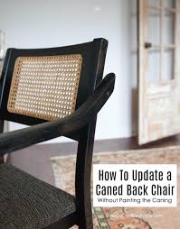 1 Chair Makeover How To Spray Paint A Cane Chair Without Painting The Cane Rocking Chair Makeover Bamboo Chair Makeover Dining Chair Makeover