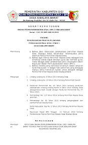 Untuk jumlah calon maximal 5 orang : Doc Sk Penetapan Balon Kades Oleh Bpd Firman Nggadu Academia Edu