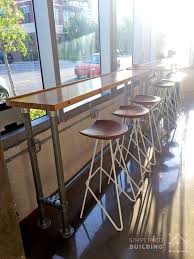 Kitchen bar table reclaimed timber flooring house. Diy Coffee Bar Table With Step By Step Plans Simplified Building