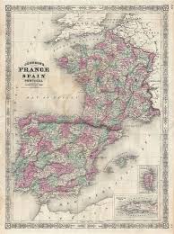 Ambassade de france à lisbonne. Johnson S France Spain And Portugal Geographicus Rare Antique Maps