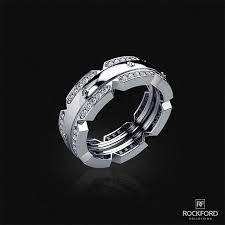 Designer Mens Gold Diamond Rings Wedding Bands Mens Gold Wedding Band Wedding Ring Diamond Band Men Diamond Ring