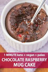 Healthy Keto Chocolate Raspberry Mug Cake Recipe Gluten Free Mug Cake Savoury Cake Food