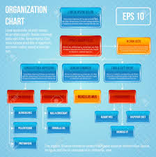 Organizational Chart Infographic Business Work Hierarchy Flowchart