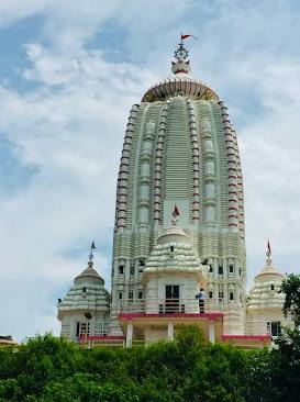 The classic elevated architecture of Ranchi Jagannath Temple, AI generated