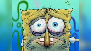 He works as a fry cook at the krusty krab. Sleep Deprived Spongebob Know Your Meme