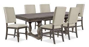 Bring The Majesty Of The Mountains To Your Dining Room With This Aspen Seven Piece Dining Set A Smo Dining Room Sets Buy Dining Room Set Solid Wood Dining Set