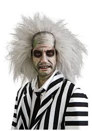 Rubie's costumes has released an creepy collection of beetlejuice halloween costumes featuring masks based on adam and barbara's scary faces from the film and a pair of eyeball gloves. Adult Beetlejuice Wig