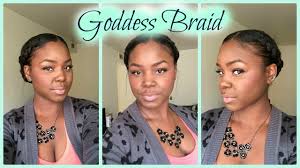 Protective styles are exactly what they sound like: Protective Style Goddess Braid Relaxed Hair Youtube