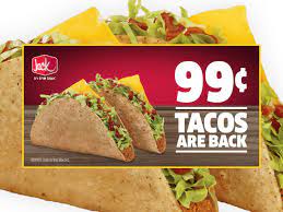 If you like jack in the box tacos, the orange glow of melted cheddar cheese and jalapenos, you will like the taco nachos even though they look like a bastardized version of nachos. Jack In The Box Brings Back 2 Tacos For 99 Cents Via Mobile App Chew Boom