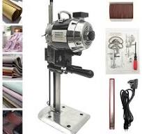 110V Vertical 10" Fabric Cutter Straight-Knife Electric Cloth Cutting  Machine