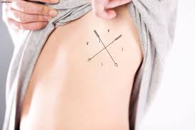 Design geometric arrow compass tattoo | tattoo contest felipe salum created a custom tattoo on 99designs. Simple Arrow Compass Tattoo For Women Ribs Side Segerios Com