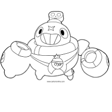 Dibujos De Brawl Stars Para Colorear Tick