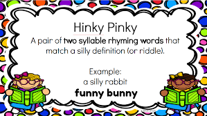 Hink pink riddles american literature, hinky pinkie riddles american literature, easy word games building language skills through rhymes, the hink pink book or what do you call a magician s. Blog Posts Welcome To Ches Gt