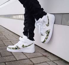 Af1 Military Mids The Custom Movement In 2021 Sneakers Box Af1 Popular Sneakers