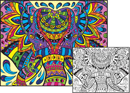 They are capable of deep thought and emotions such as joy and love, grief and compassion. Adult Coloring The Elegant Elephant