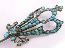 Antique Silver Turquoise Hat Pin Antique Turquoise Jewelry Hat Pins Silver Turquoise