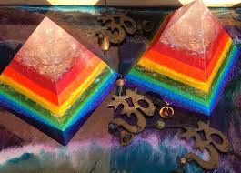 Xl Yoga Pride Rainbow Altar Manifestation Moon Energy Chakra Etsy In 2021 Orgonite Orgonite Pyramids Pyramids