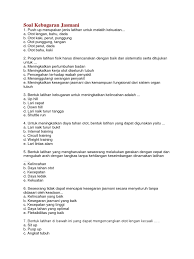 Kelincahan itu merupakan salah satu faktor yang menentukan kebugaran jasmani seseorang. Salah Satu Bentuk Latihan Kombinasi Untuk Meningkatkan Kebugaran Jasmani Adalah Python