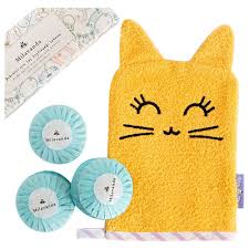 Himalaya baby oil is enriched with natural ingredients like olive oil, aloe vera, and winter cherry. Milk Moo Tombish Cat Bath Glove Milavanda Baby Soap Set