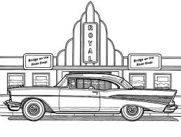Classic cars coloring pages to print. Antique Car Cadillac Coloring Pages Best Place To Color
