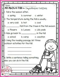 Exercises rely heavily on graphics so students with limited reading skills can still explore concepts. The Four Seasons Spring Summer Fall Winter Seasons Printables Seasons Reading Passages Summer School Worksheets Reading Passages Kindergarten Worksheets