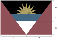 Antigua & barbuda flagge, fahne wetterfest und preiswert in verschiedenen größen. Flagge Von Antigua Und Barbuda Wikipedia