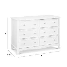Check spelling or type a new query. Davinci Kalani 6 Drawer Double Wide Dresser In White M5529w
