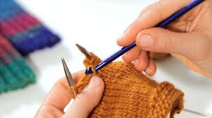 2 colour garter slip stitch | © deborah mason & knitting naturally. How To Fix A Dropped Stitch In Knitting Howcast