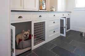 Dog Room Kennel Built Ins Dogroomkennelbuiltins Built In Dog Bed Dog Bedroom Mudroom Laundry Room