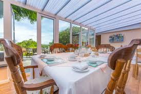 Dining room conservatories can be a great entertaining space. Old Coach House Conservatory Dining Room The Old Coach House Boscastle