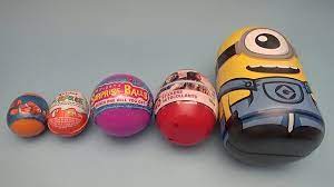 Baby Big Mouth Best Of Learn Sizes With Surprise Eggs And A Huge Minion Youtube