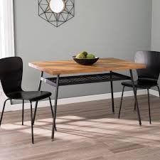 Free shipping mid century modern dining. Birsaint Dining Table Natural Black Aiden Lane Target Modern Kitchen Tables Midcentury Modern Dining Table Dining Table