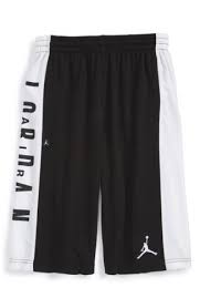 Black And White Shorts Nike Air Jordan Boy Youth Basketball Shorts Black White Dri Fit Jordan Jumpman Youthshorts Everyday Basketball Clothes Basketball Shorts Boys Shirts