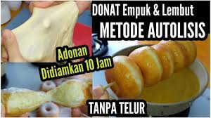 Kumpulan resep donat rumahan yang sudah teruji, sehingga saat kamu coba di rumah itu tidak akan gagal dan hasilnya enak. Donat Metode Autolisis Tanpa Capek Ngulen Youtube