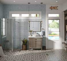 Generally, a pool bathroom looks simple with the minimal item. Design Tips To Create Your Dream Pool House Bathroom