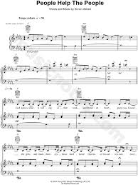 Partition piano gratuite à télécharger. Birdy People Help The People Sheet Music In Bb Minor Transposable Download Print Sku Mn0097533